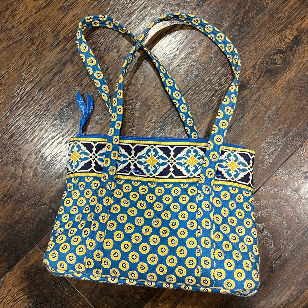 Vera Bradley Blue and Yellow Floral Bag